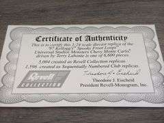 Terry Labonte #5 Kellogg’s Spooky Froot Loops Frankenstein Monster 1997 Monte Carlo Stock Car, 1/24, 1 Of 5004, Certificate Of Authenticity, Revell Collection