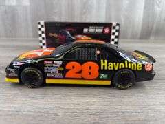 Davey Allison #28 Havoline Thunderbird Stock Car Bank, 1/24, 1993 Collector Series, Racing Champions