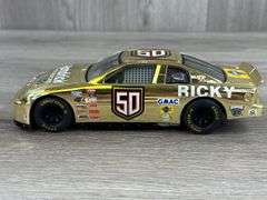 Ricky Craven #50 NASCAR Gold Monte Carlo Stock Car, 1/24, Anniversary Edition, #2224/2500, 50th NASCAR Anniversary, Commemorative Series, Racing Champions