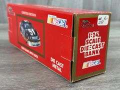 Davey Allison #28 Havoline In Memory Of Davey Ford Thunderbird Stock Car Bank, 1/24, Limited Edition, #2040/2800, Racing Champions