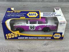 Curtis Turner #99 Schwam Motor Co. 1950’s Chevy Stock Car, 1/24, Limited Edition, 1 Of 6, NAPA, 50th NASCAR Anniversary, Action