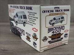 1994 Brickyard 400 Inaugural Race Chevrolet Suburban Truck Bank, 1/25, Certificate Of Authenticity, Brookfield Collectors Guild