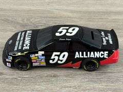 Dennis Setzer #59 Alliance Thunderbird Stock Car Bank, 1/24, 1995 Limited Edition, 1 Of 3000, Racing Champions