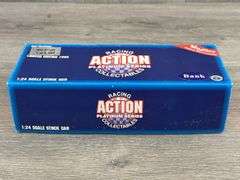 Bill Elliott #94 Mac Tonight Ford Thunderbird Stock Car Bank, 1/24, 1995 Limited Edition, 1 Of 5004, Racing Collectables Action Platinum Series, SkyBox Trading Card