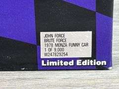 John Force Brute Force 1978 Monza Funny Car, 1/24, Limited Edition, 1 Of 9000, Racing Collectables Action Platinum Series