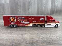 Cruz Pedregon McDonald’s Freightliner 120 Racing Team Transporter, 1/64, #2397/3000, Limited Edition, Collectors Model W/Certificate, Ertl