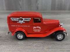 Pete & Jake’s Hot Rod Parts 1932 Ford Delivery Van Bank, 1/25, Model Series Issue #3, Ertl, Eastwood Automobilia