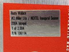 Rusty Wallace #2 Miller Lite/NEXTEL Inaugural Season 2004 Intrepid Stock Car, 1/24, Limited Edition, #1861/2004, Dealer Exclusive, Action