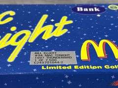 Bill Elliott #94 Mac Tonight 1997 Thunderbird Stock Car Bank, 1/24, Limited Edition, 1 Of 7500, Action