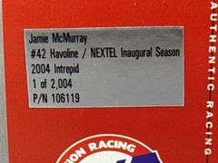 Jamie McMurray #42 Havoline/NEXTEL Inaugural Season 2004 Intrepid Stock Car, 1/24, Limited Edition, #501/2004, Action