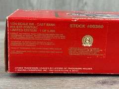 Rick Wilson #44 STP Pontiac Grand Prix Stock Car Bank, 1/24, Limited Edition, 1 Of 5000, Racing Champions