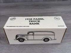 Robert Pressley #59 Alliance Racing Team 1938 Chevy Panel Truck Bank, 1/25, 1 Of 750, Ertl