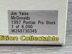 Jim Yates McDonald’s 1997 Pontiac Pro Stock, 1/24, Limited Edition, 1 Of 6000, Action