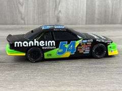 Robert Pressley #54 Manheim Auctions Lumina Stock Car Bank, 1/24, 1994 Limited Edition, 1 Of 2000, Racing Champions