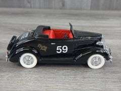Dennis Setzer #59 Alliance Racing Team 1937 Chevy Cabriolet Bank, 1/25, Limited Edition, Certified #49/1250, SpecCast, Liberty Classics