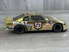 Ricky Craven #50 NASCAR Gold Monte Carlo Stock Car, 1/24, Anniversary Edition, #2224/2500, 50th NASCAR Anniversary, Commemorative Series, Racing Champions