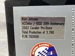 Kurt Johnson ACDelco/KISS 30 Yrs. Of Rock 2002 Cavalier Pro Stock, 1/24, Limited Edition, 1 Of 3760, Action 10th Anniversary