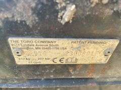 Toro vibratory plow
