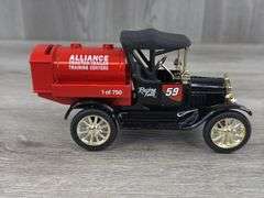 Dennis Setzer #59 Alliance Racing Team 1918 Ford Runabout Tanker Bank, 1/25, 1 Of 750, Ertl