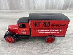 Hot Rod Magazine 1931 Hawkeye Delivery Van Bank, 1/25, Limited Edition, Pete Peterson’s 1st Delivery Truck, Performance Pioneer Series #1, Ertl, The Eastwood Company