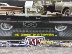 1957 Chevrolet Bel Air Convertible, 1/24, Premier Edition, M2 Machines, Auto-Dreams, 100 Years Of Chevrolet