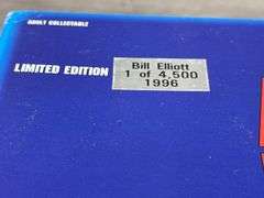 Bill Elliott #94 McDonald’s Ford Dually Truck Bank, 1/24, 1996 Limited Edition, 1 Of 4500, Racing Collectables Action Platinum Series