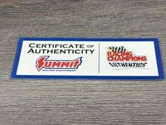 Greg Anderson Summit 2007 Pontiac GTO, 1/24, Limited Edition, #691/1254, Certificate Of Authenticity, Racing Champions