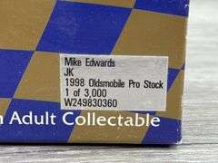 Mike Edwards JK Racing 1998 Oldsmobile Pro Stock, 1/24, Limited Edition, 1 Of 3000, Racing Collectables Action Platinum Series
