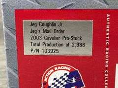 Jeg Coughlin Jr. Jeg’s Mail Order 2003 Cavalier Pro Stock, 1/24, Limited Edition, 1 Of 2988, 2002 Champion, Action