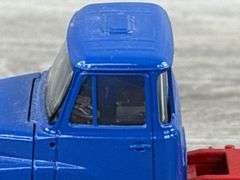 Saviem 26-240 Semi Truck, 5 3/4” Long, Missing Mirrors