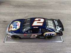 Rusty Wallace #2 Miller Lite/Harley Davidson 2001 Taurus Clear Window Bank, 1/24, Limited Edition, #690/2004, Action