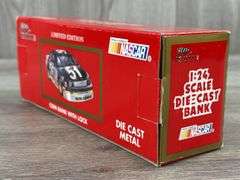 Alan Kulwicki #7 Zerex Thunderbird Stock Car Bank, 1/24, Limited Edition, 1 Of 5000, Racing Champions
