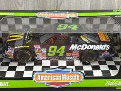 Bill Elliott #94 McDonald’s Thunderbat Stock Car, 1/18, American Muscle, Ertl Collectibles