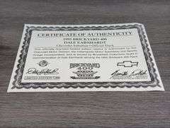 Dale Earnhardt Sr. #3 Goodwrench 1995 Official Brickyard 400 Chevrolet Suburban Truck Bank, 1/25, Limited Edition 5000, Certificate Of Authenticity, Brookfield Collectors Guild