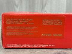 Robert Pressley #59 Alliance Lumina Stock Car Bank, 1/24, Limited Edition, 1 Of 2500, Racing Champions