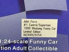 John Force #1 Castrol GTX/Superman 1999 Mustang Funny Car, 1/24, Limited Edition, Action