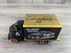Dennis Setzer #59 Alliance Racing Team 1952 GMC Dry Goods Van Bank, 1/34, Certified #673/720, Precision Collectible, First Gear