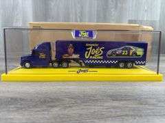 Hut Stricklin #23 Smokin’ Joe’s Racing Team Transporter, 1/64, White Rose Collectibles, Ertl