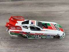 John Force Castrol GTX Retro 2008 Mustang Funny Car, 1/24, Limited Edition, 1 Of 4092, Action