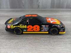 Davey Allison #28 Havoline Thunderbird Stock Car Bank, 1/24, 1993 Collector Series, Racing Champions