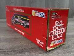 Davey Allison #28 Havoline Ford Aeromax Racing Team Transporter Bank, 1/64, Limited Edition, #410/5000, Racing Champions, Passenger Side Mirror Is Bent