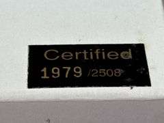 Dennis Setzer #59 Alliance Racing Team 1938 Diamond T Tractor Trailer Bank, 8 1/2” Long, Certified #1979/2508, Ertl