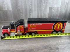 McDonald’s Racing Team Kenworth Tractor Trailer, 22 1/2” Long, Series I, 1 Of 288, Buddy L, Buttons Work