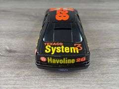 Davey Allison #28 Havoline Thunderbird Stock Car Bank, 1/24, 1993 Collector Series, Racing Champions