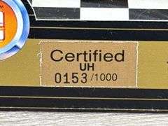 Dennis Setzer #59 Alliance Lumina Stock Car, 1/18, Certified UH #153/1000, Collector’s Edition, American Muscle, Ertl