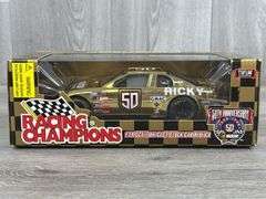 Ricky Craven #50 NASCAR Gold Monte Carlo Stock Car, 1/24, Anniversary Edition, #2224/2500, 50th NASCAR Anniversary, Commemorative Series, Racing Champions