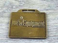 Ingersoll-Rand, FiatAllis & P&H Watch FOBs, 1 1/2” W