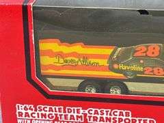 Davey Allison #28 Havoline Racing Team Transporter, 1/64, 1993 Edition, Racing Champions