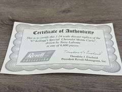 Terry Labonte #5 Kellogg’s Special 1997 Monte Carlo Stock Car, 1/24, 1 Of 6600, Certificate Of Authenticity, Revell Collection