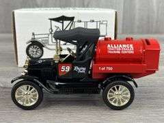 Dennis Setzer #59 Alliance Racing Team 1918 Ford Runabout Tanker Bank, 1/25, 1 Of 750, Ertl